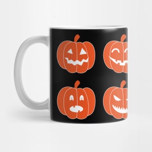 Halloween Pumpkin Face Mug